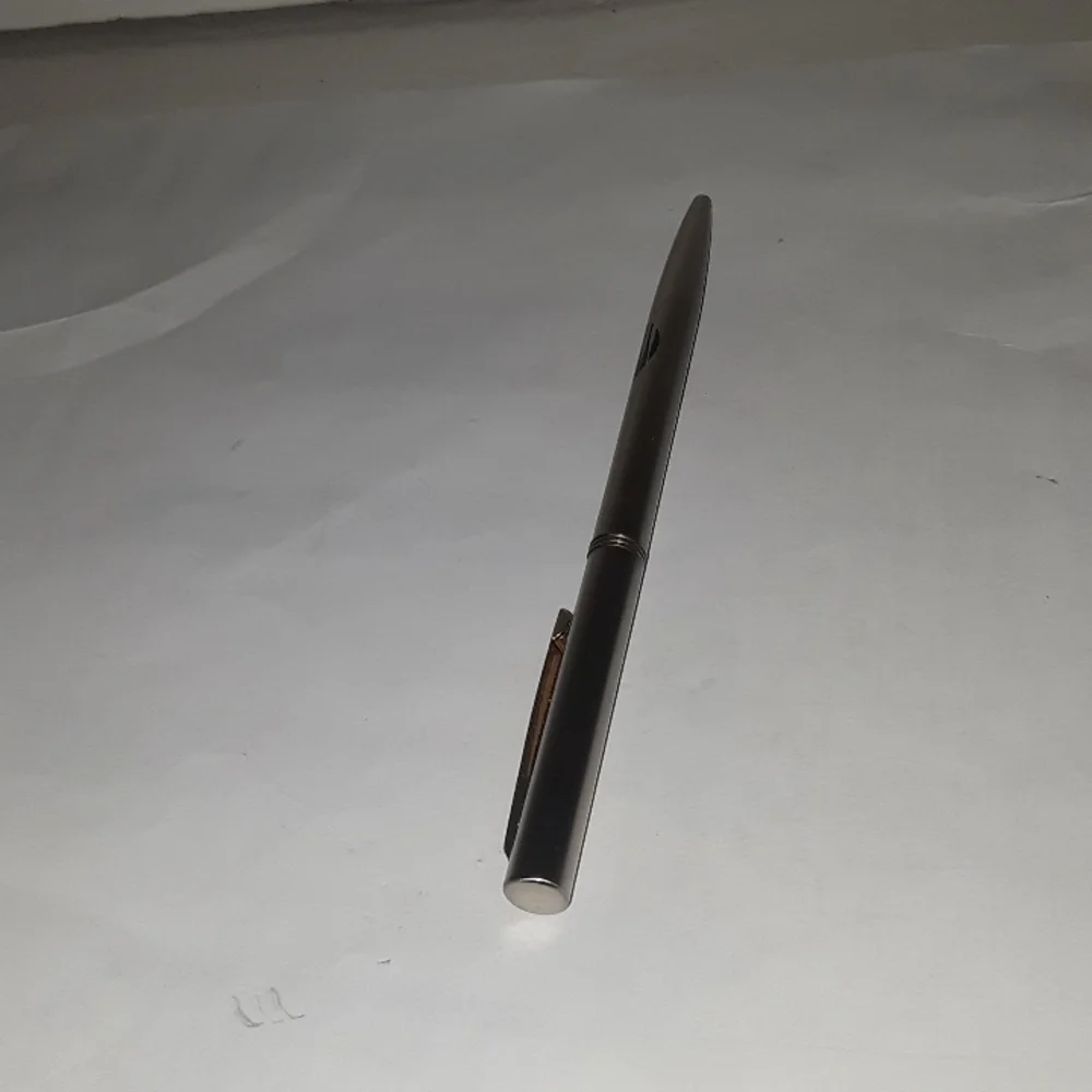RARE VINTAGE AT&T ALL STAINLESS STEEL PARKER PEN WRITES BLUE INK